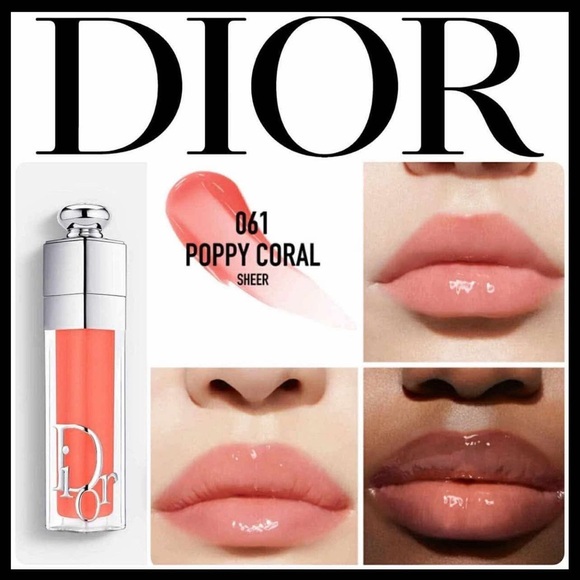 Dior Lip Maximizer Lip Plumping Gloss Poppy Coral - Picture 1 of 6